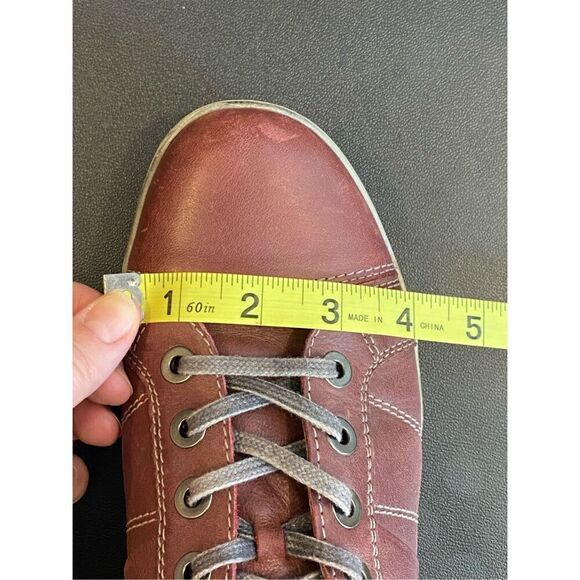 Josef Seibel Maroon Leather Comfort Shoe Men’s SZ 44 - Picture 12 of 12